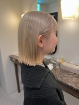 リコ ヘアアンドリラクゼーション 名駅店(LICO HAIR＆RELAXATION)&nbsp;ハイトーン ホワイトミルクティ