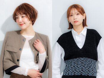 クロエ 恵比寿(Cloe)の写真/【似合わせカット￥3500☆】360℃どこから見ても大人可愛いショートやミニボブ・レイヤーボブが高評価☆