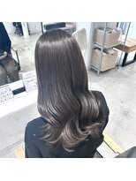 ビューバイネオリーブ 用賀店(Beau'r by neolive)&nbsp;大人ガーリーダークアッシュ似合わせカットミディアムレイヤー