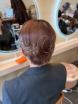 ファースト 祇園本店(first)&nbsp;【セットサロンfirst】水引を使ったヘアアレンジ♪