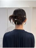 ブリーチなしカラー/ヘアアレンジ/ヘアセット/福岡/10代20代30代