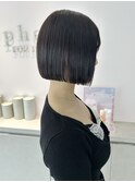 10代20代30代人気/首が綺麗に見える重く見えないボブ
