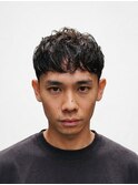 ツイストスパイラル×刈り上げマッシュショート