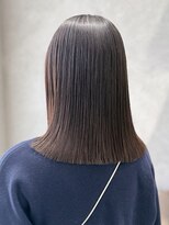 シベル(sibell)&nbsp;20代30代切りっぱなしボブタッセルボブ顔周りレイヤーオリーブ