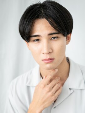 トニーアンドガイ メン 与野駅前店(TONI&GUY MEN) スーツセンターパートアッシュブラックビジネスショートg与野