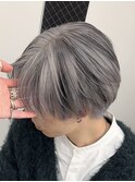 ローライトカラー/シルバー×ブラック
