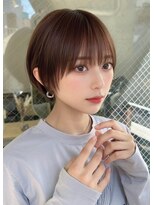 サンドナル 鹿児島天文館(sand NALU)&nbsp;ハッシュカット/グレージュ/デザインカラー[鹿児島天文館]
