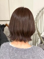 アトレ 福岡大名店(attrait)&nbsp;大人っぽいダークブラウンボブ × 艶髪トリートメント
