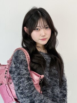 キャプチャー 海老名(capture) コリアンブラックカラー/ロングレイヤー10代20代30代