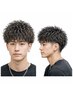 【メンズ】ツイストorツイストスパイラルパーマ＆デザインカット＆ヘアケア