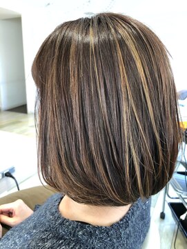 ヘアークラフト アニー 南郷18丁目店(HAIR CRAFT Annie) ボブ×ハイライトは鉄板ですね
