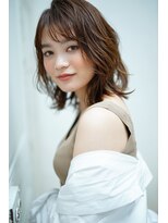 ナオシ トレス 富雄店(nao*c tres)&nbsp;【奈良/富雄nao*c】ひし形シルエット切りっ放し外ハネミディー