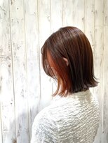 ループ(LOOP) 外ハネボブ+インナーカラー