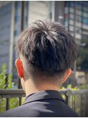 ビジネスショートアップバング/2ブロック・刈り上げ