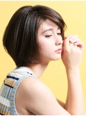重めボブグラデーションネオ縮毛矯正
