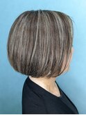 【BELLE 南柏】♪白髪ぼかしのハイライトボブ♪