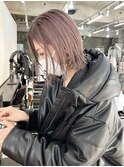 【SiSTA】ボブ×ピンクベージュ