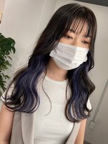 ツキ 横浜店(tuki)&nbsp;インナーカラーイヤリングカラーブリーチ髪質改善トリートメント