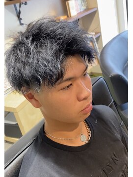 ヘアーシェルターフォーメン(Hair Shelter for men) ツイストブルーブラック