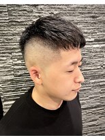 プレミアムバーバー 表参道店(PREMIUM BARBER produce by HIRO GINZA)&nbsp;クロップスタイル×スキンフェード×パーマ