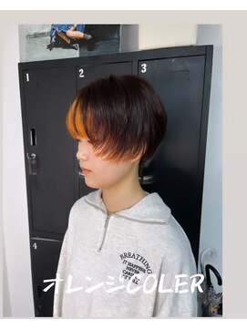 ヘアメイクレコリア(Hair Make RECOLIA) 京都/東野/山科　オレンジショートマッシュ