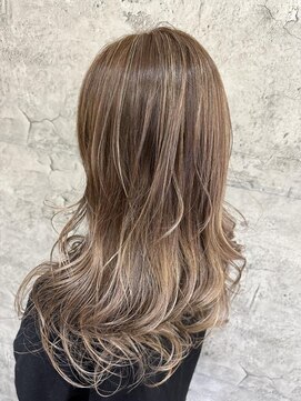 BL ブロッサム 高坂店(BL Blossom) ハイライト バレイヤージュカラー ミルクティー