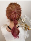 「RYOKO」 お呼ばれヘア ポニー玉ねぎミックススタイル