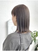 ハイトーングレージュ☆外ハネ