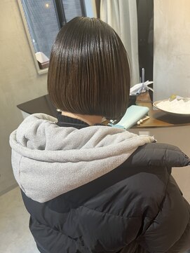 ロンドエニカ 大宮(Lond enika) レイヤーボブブリーチなしダブルカラーロング[大宮]