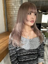 キーン 立川店(keen)&nbsp;【keen×田中】レイヤーカット×ハイトーンベージュ