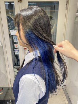 テトラ バイ ネオリーブ 横浜西口店(tetra by neolive) ＊ブルーインナーカラー＊[横浜/横浜駅]