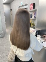 天神美容室 ブリーチ×ミルクティー×髪質改善