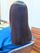 アークスヘアー&nbsp;20代30代40代髪質改善艶感ストレート縮毛矯正ロング透明感