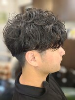 アフェーブル(affable) メンズフェード刈り上げ+スペインカールパーマ