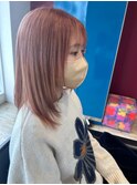 大人綺麗な透明感カラー 髪質改善Trとレイヤーカット