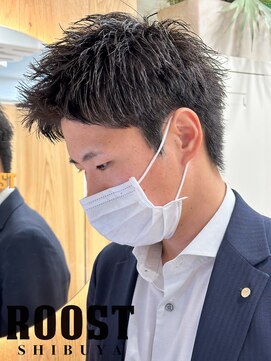 ルースト 渋谷店(ROOST) スパイキーショート×ツイストパーマ