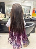 グラデーションカラー　パープル
