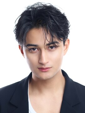 リップス 表参道店(LIPPS) 黒髪ショートセンターパート【アップバング】コンマバング