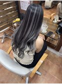 クールなブルーグレー×ハイライトスタイル