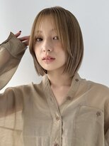 ミィ 表参道(mee.)&nbsp;前髪/アンブレラカラー/こなれミディ/イメチェン/ぱっつんボブ