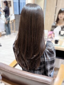 プラグ バイ ネオリーブ(plug by neolive) こなれミディ×髪質改善[髪質改善/縮毛矯正/韓国]T