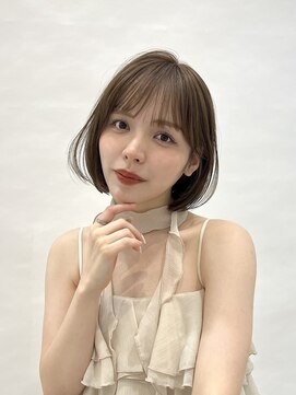 ラボヌールヘアーリアン 川越店(La Bonheur hair Lien) 縮毛矯正×ぱつっとボブ