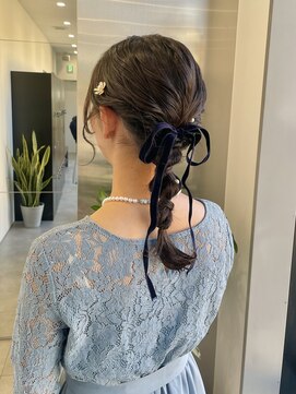 ゴウトゥデイシェアサロン 町田店(GO TODAY SHAiRE SALON) お呼ばれ編み下ろしヘア♪
