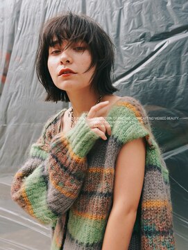 ラーナー(LONER) ツヤ髪スタイル×ウルフボブ【LONER神戸三宮】