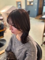 カフカ(KAFKA)&nbsp;アッシュブラウン　顔周り似合わせカット　【ムラカミヒナ】