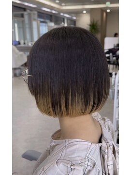 アルテヘアー(arte HAIR) 【arte HAIR】ボブ/デザインカラー/切りっぱなし