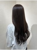 ロング  ×  くすみベージュ
