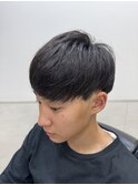 マッシュ短髪ツーブロックモテ髪イケメン黒髪
