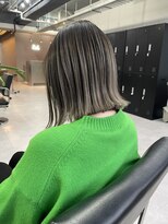 レブ 四条烏丸(Reb,)&nbsp;切りっぱなしボブ×バレイヤージュ