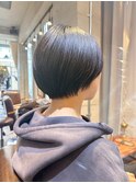 暗めカラー/グランマッシュ[レイヤーカット/髪質改善/銀座]